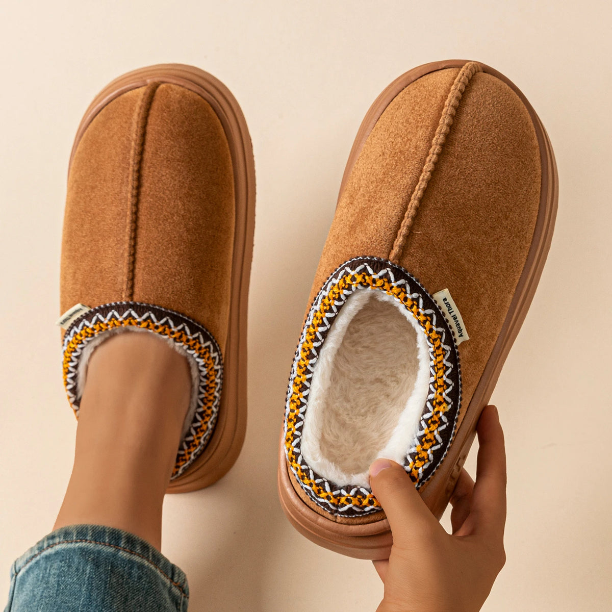 Snowen Douillet — chaussons fourrés