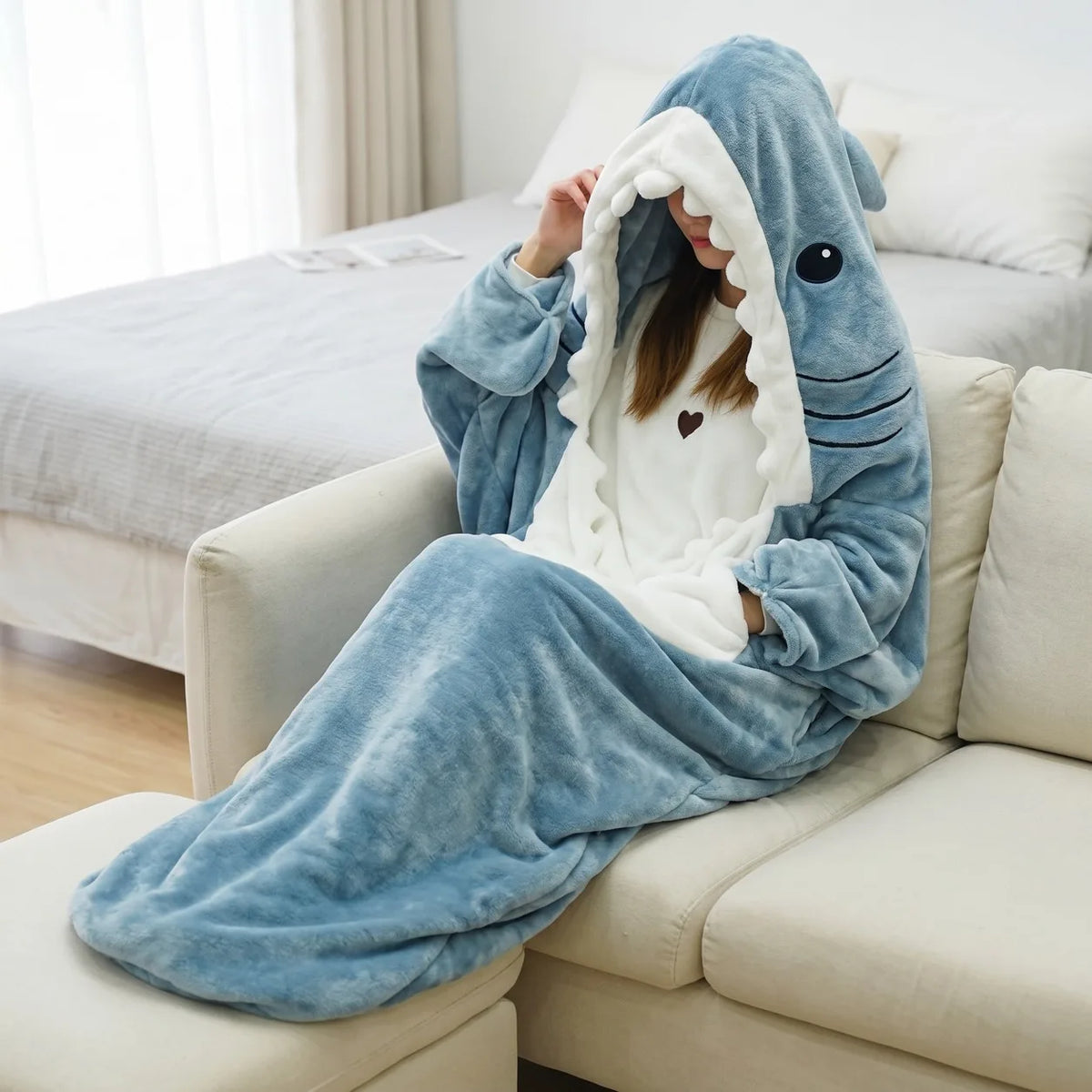 Snowen Requin, le plaid à porter