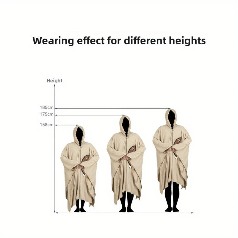 Snowen Nomad — Der 2-in-1-Fleece-Poncho