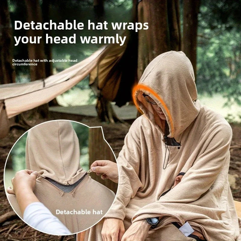 Snowen Nomad — Der 2-in-1-Fleece-Poncho